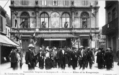 Kongreso de Esperanto, Boulogne-sur-Mer 1905, eliro el kongresejo